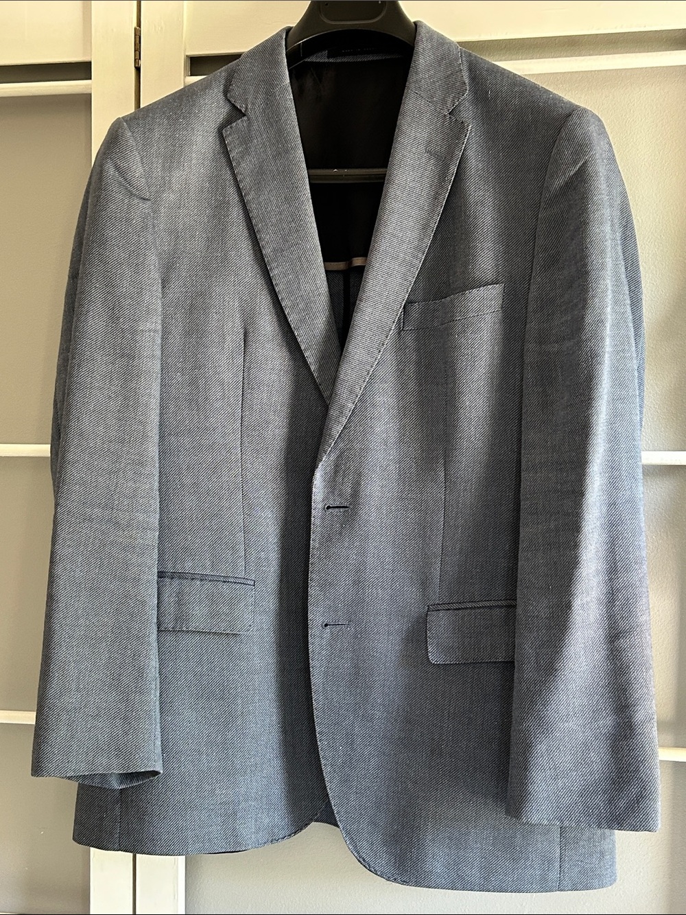 Boss Light Blue Two-Button Blazer - Classic Tailored Sports Coat- As Is